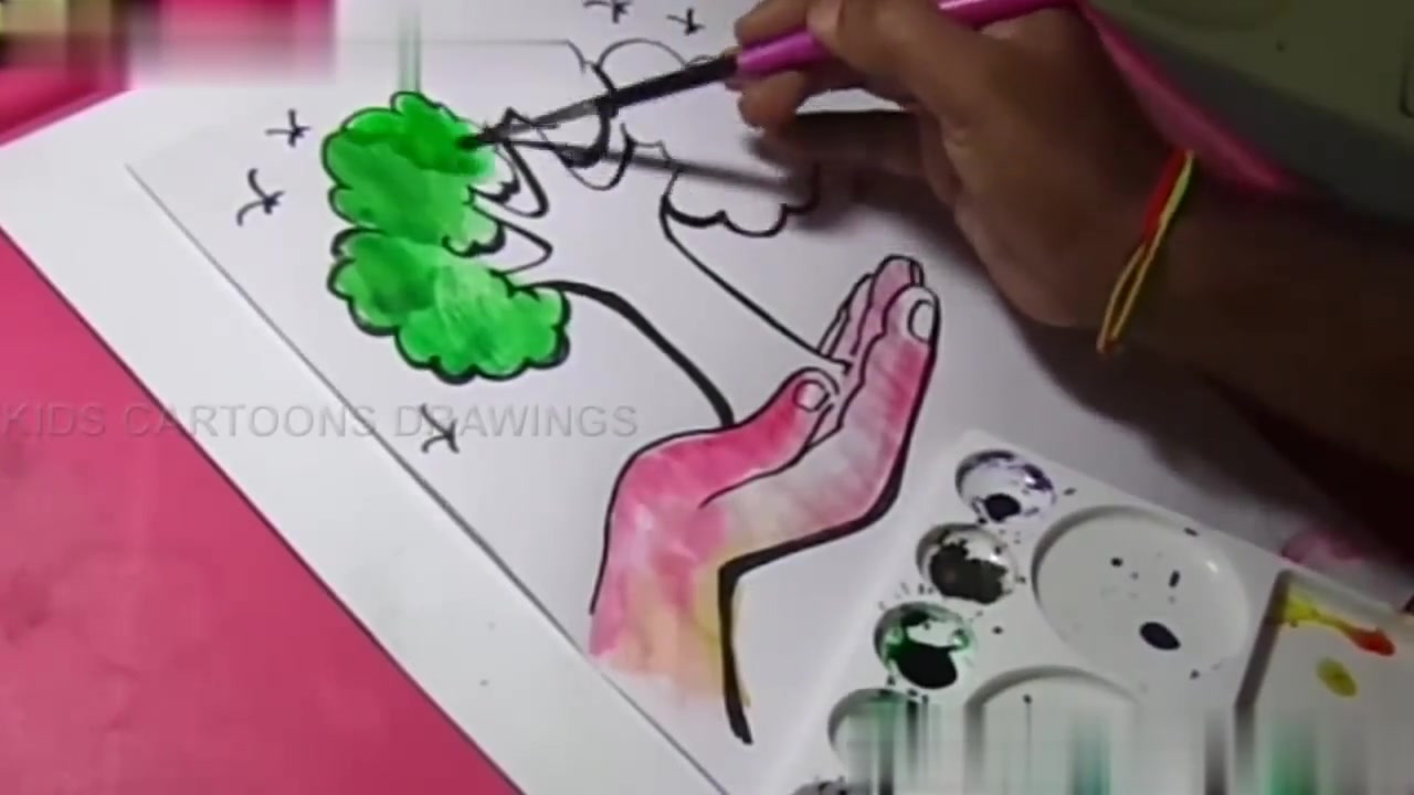 drawing for kids on save nature