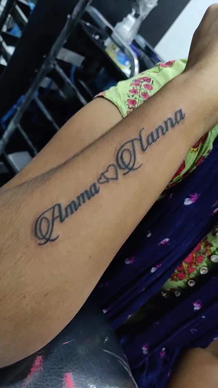 Amma Nanna  tattoo letter scetch download