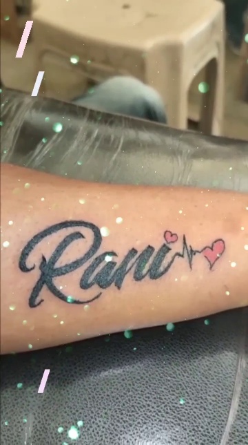 Rani name tattoo Krishna Tattoo Chopda  YouTube