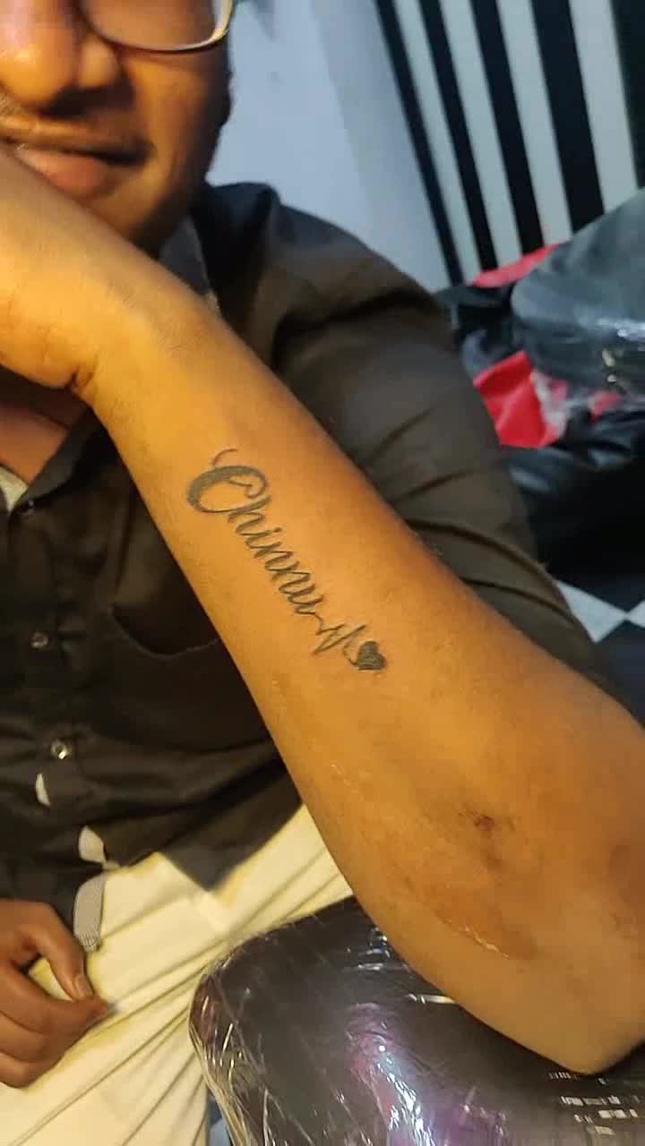 Chinna name tattoo  YouTube