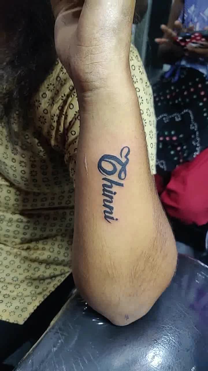 Chinna name tattoo  YouTube