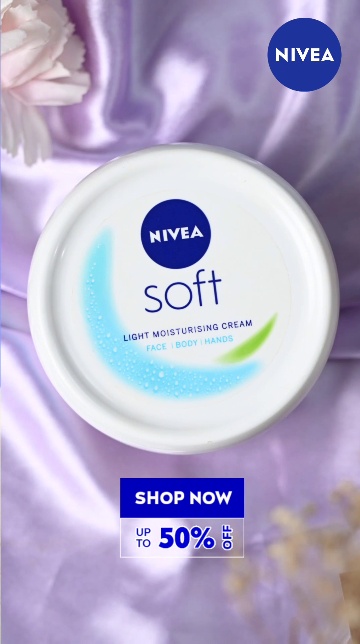 Soft & fresh skin with #NIVEASoft 💙