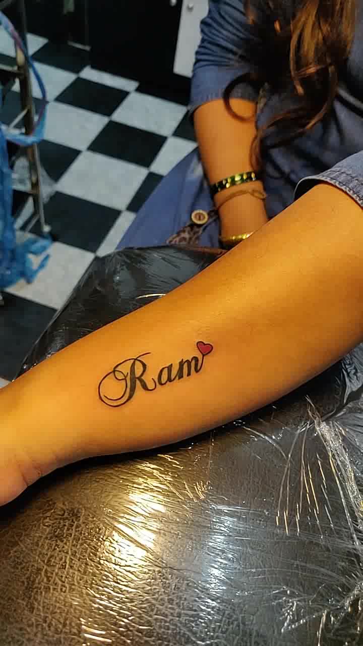 Ram Name Tattoo  Name tattoo Meaningful tattoos Tattoos