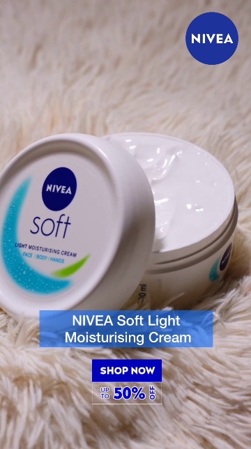 Soft & fresh skin with #NIVEASoft 💙