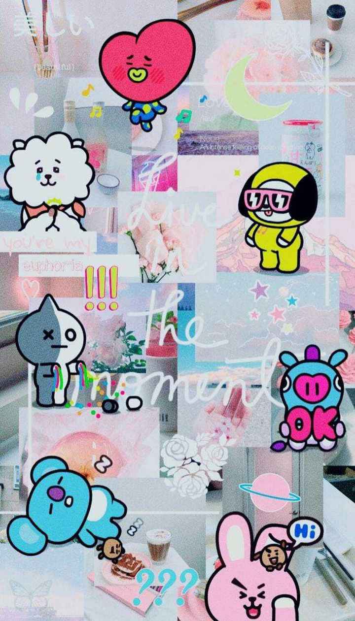 ⋆♡LOVE♡⋆♡○BTS BT21 WALLPAPERS≧ω≦L(*OεV*)E Images • ??????  ??????ᵇᵗˢ ᵃʳᵐʸ(@armyyblink) on ShareChat