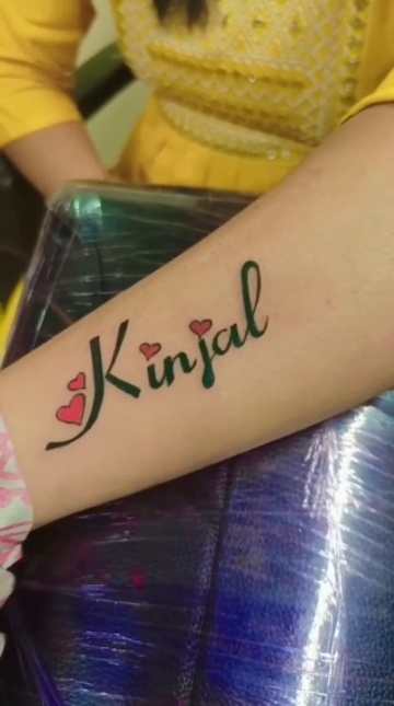 Kajal tattoo artist  10off on name tattoos  Facebook