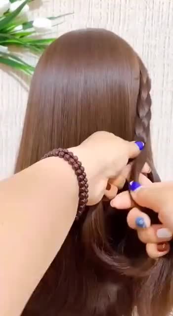 simple hair styles girl Videos nikki saifi(@616814169) - ShareChat