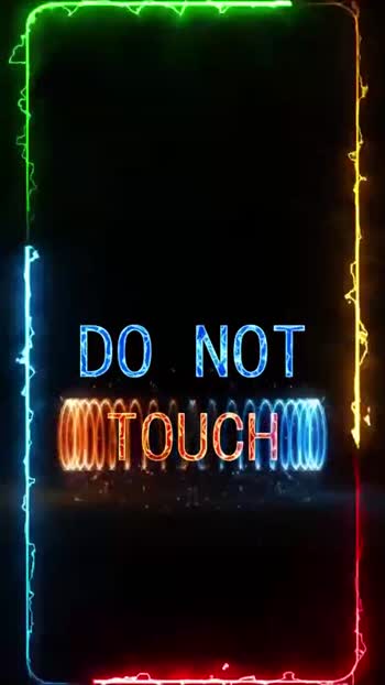 do not touch my ipad sign