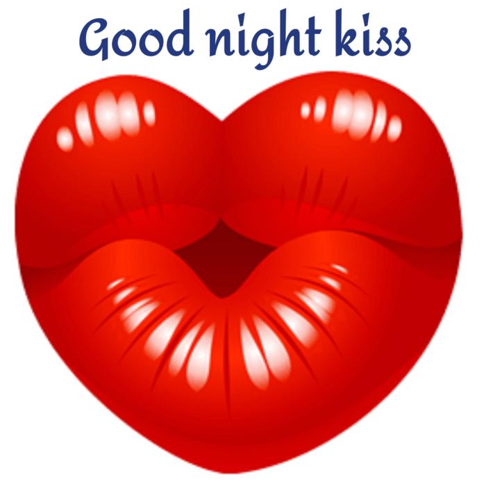 good night kisses images