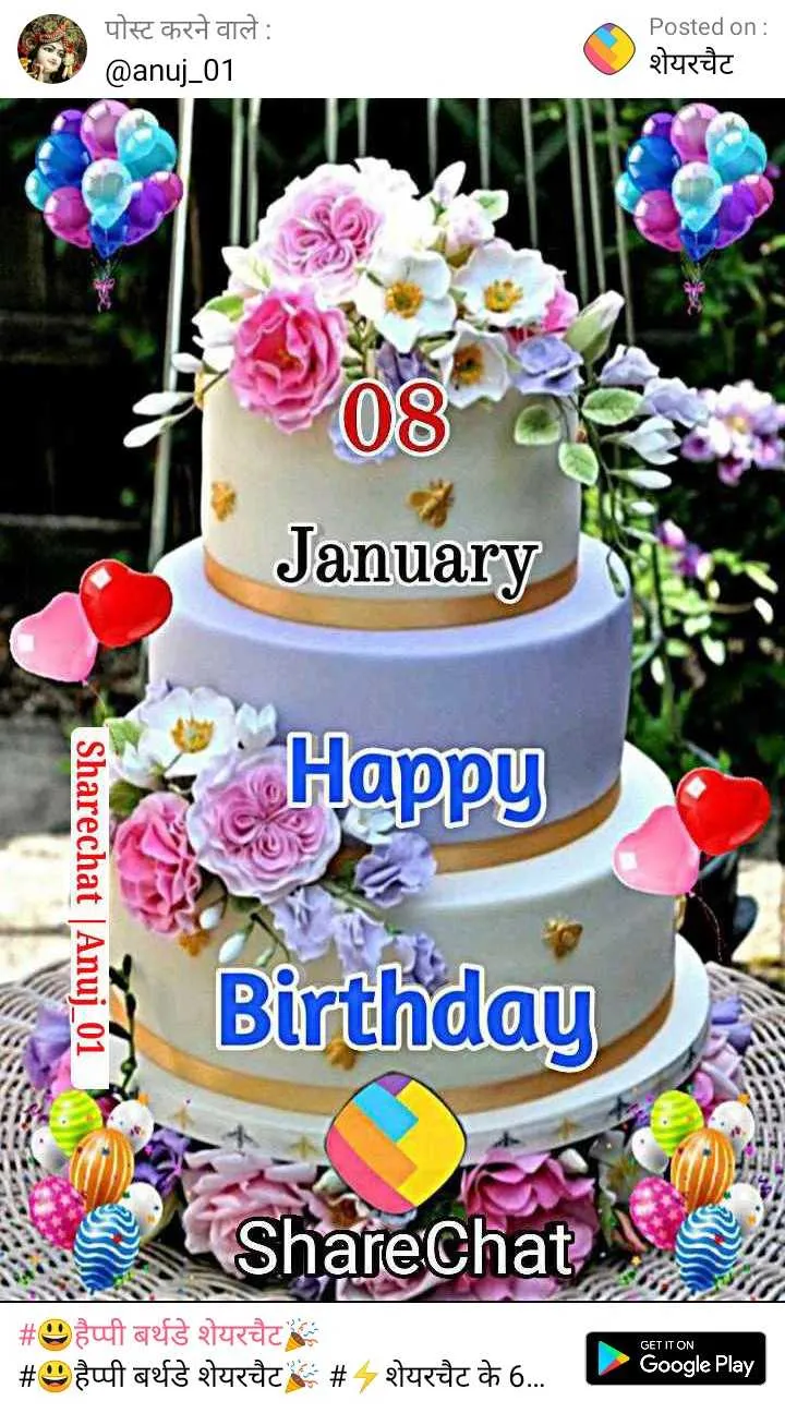 happy birthday share chate Images Palak(@493456854) - ShareChat