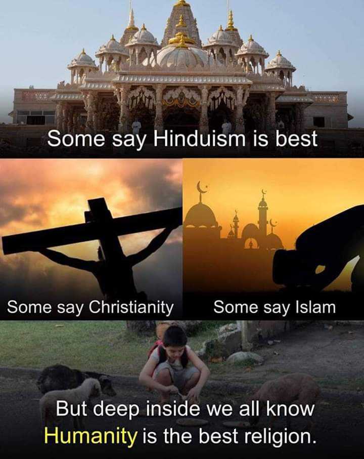 humanity is the best religion