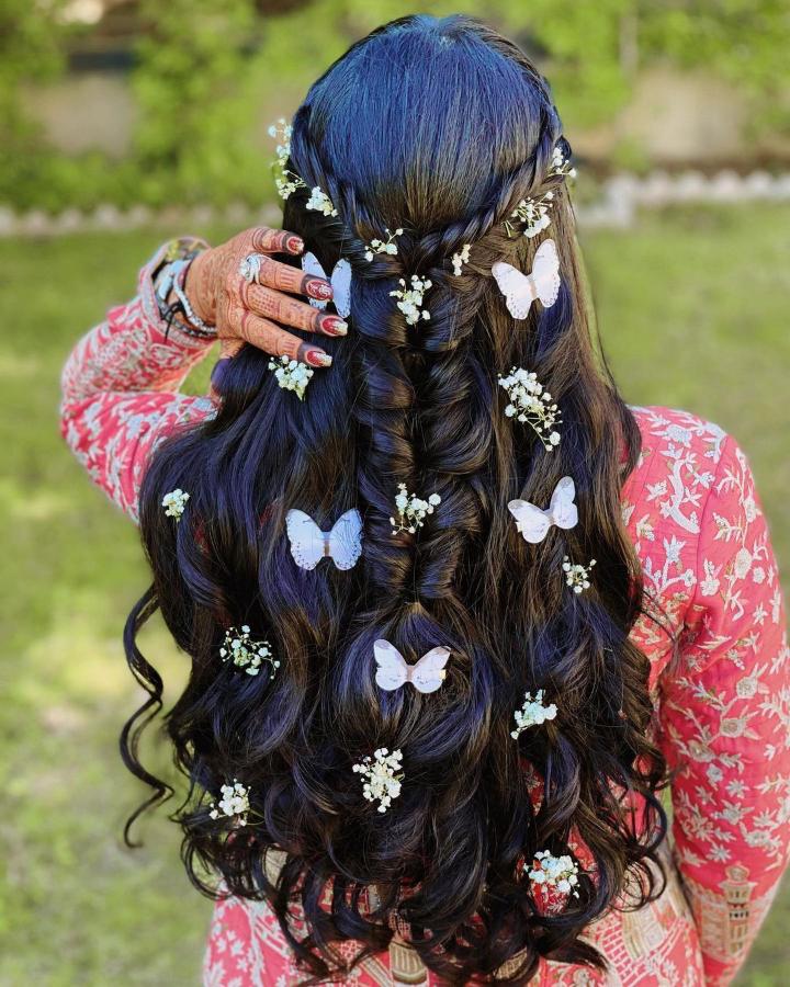girls hair style Images • 𝆺𝅥 𝆺𝅥⃝🐣nav sandhu🐣𝆺𝅥⃝ ༊𓅂  (@dila_kuj_v_krli_but_pyar_na_kr) on ShareChat