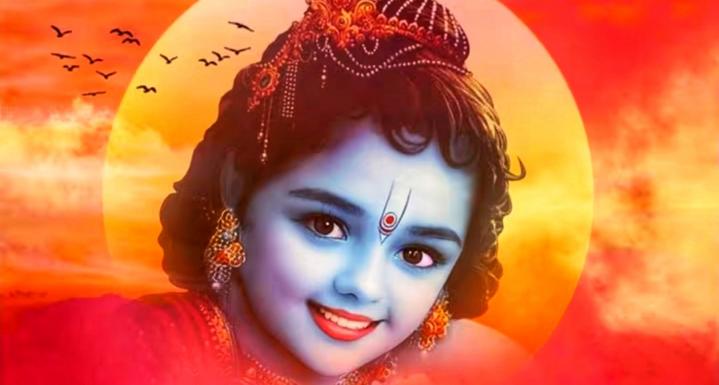 cute little Krishna Images • Chhanda Biswas(@2054624870) on ShareChat