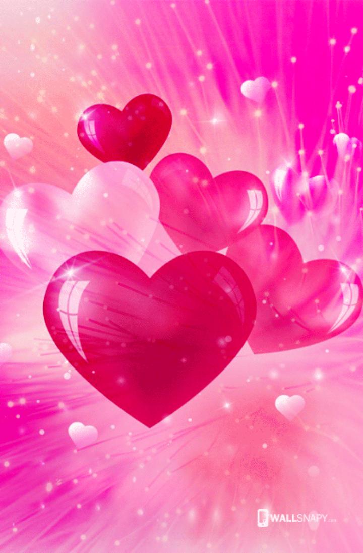 pink heart wallpaper Images • 🥰️.....Ak ...