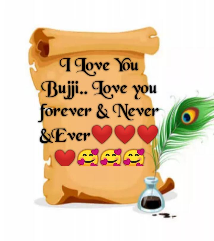 bujji love forever.. names Images • Priya (@287131731) on ShareChat