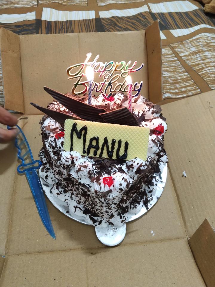 Manu name image | Happy birthday cake images, Special birthday cakes, Happy  birthday cakes