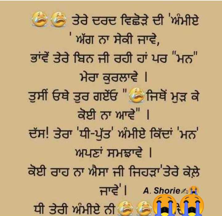 missing mother quotes in punjabi