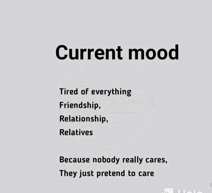 current mood sad