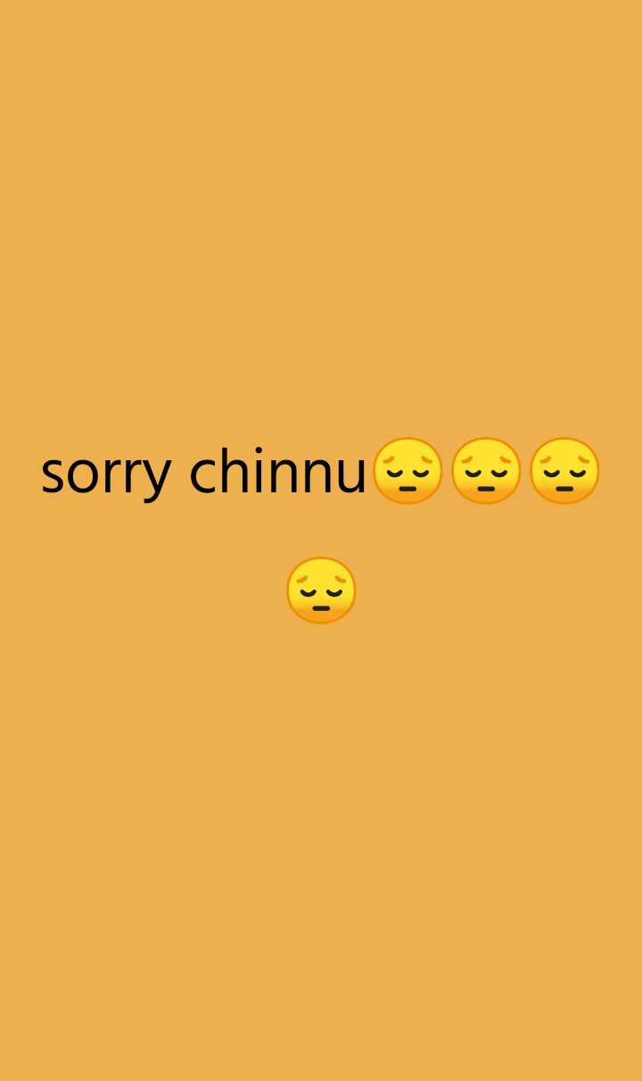 sorry chinnu Images •  (@180378033) on ShareChat