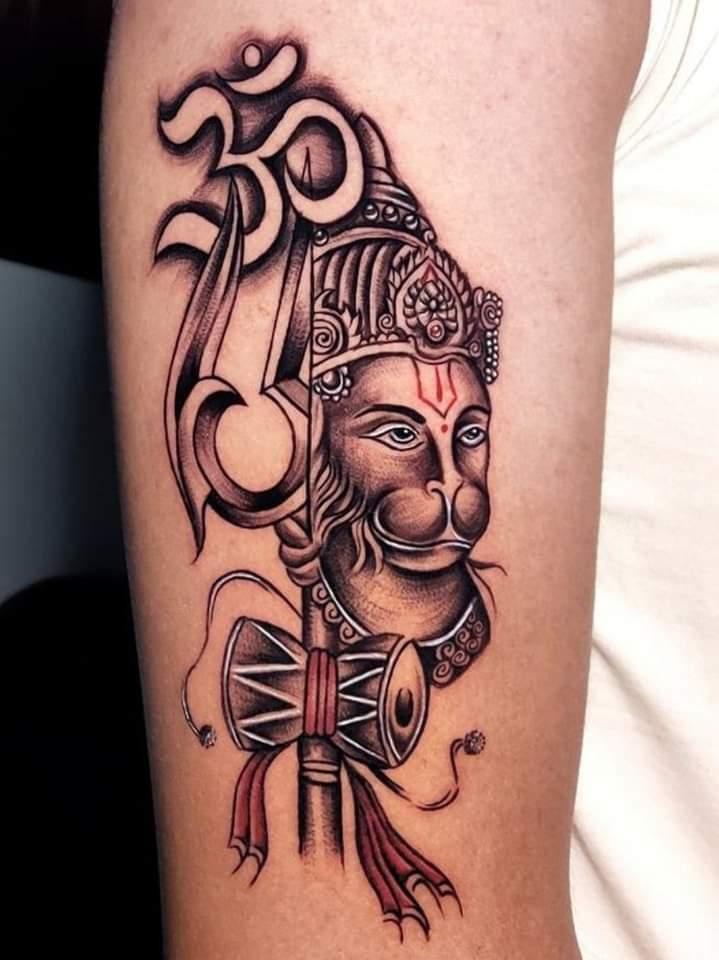 Hanuman Tattoo on hand Artist Neeru kohinoortattoo Bilaspur Chhattisgarh   India Call for appointment8349497757 hanumantattoo hanuman  By  Kohinoor Tattoo  Facebook