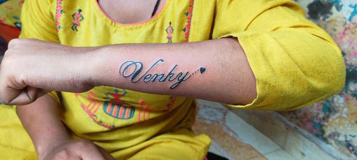 Share 79+ about venky name tattoo super hot .vn
